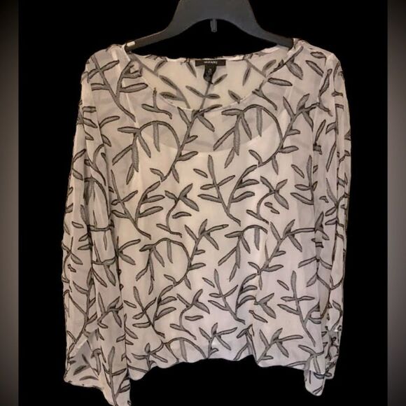 Alfani Plus Size Jacquard Angel-Sleeve Tunic Top 1X New - Picture 1 of 5